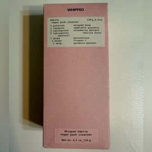 NWT Whipped Ddalva Vegan Pack Cleanser